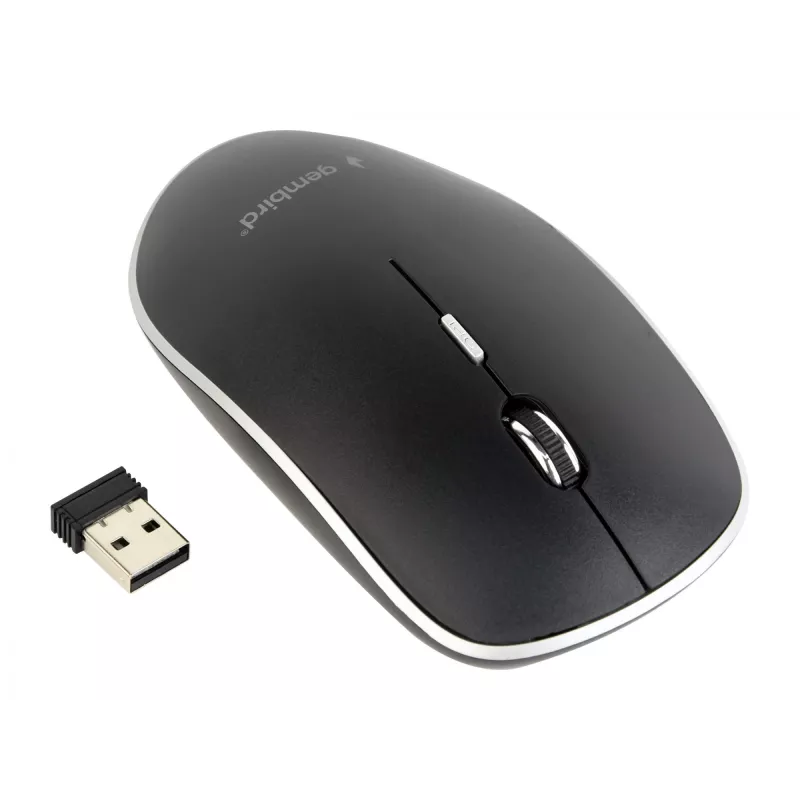 Mouse USB OPTICAL WRL nero/SILENT MUSW-4BS-01 GEMBIRD