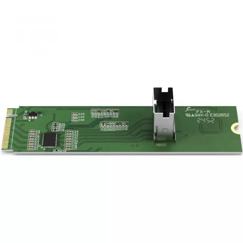 ICY DOCK - M.2 NVMe PCIe 4.0 SSD su adattatore 1 x SlimSAS 4i con Redriver