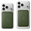 Portacarte Apple iPhone FineWoven Wallet con MagSafe verde muschio Microtwill