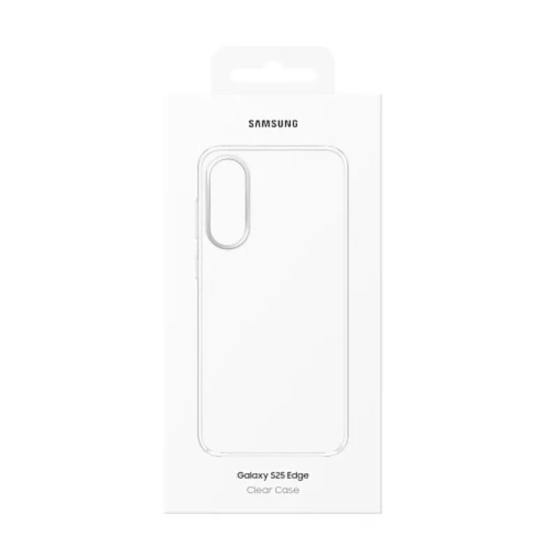 Samsung EF-QS937CTEGWW Clear Case custodia per Galaxy S25 Edge, trasparente