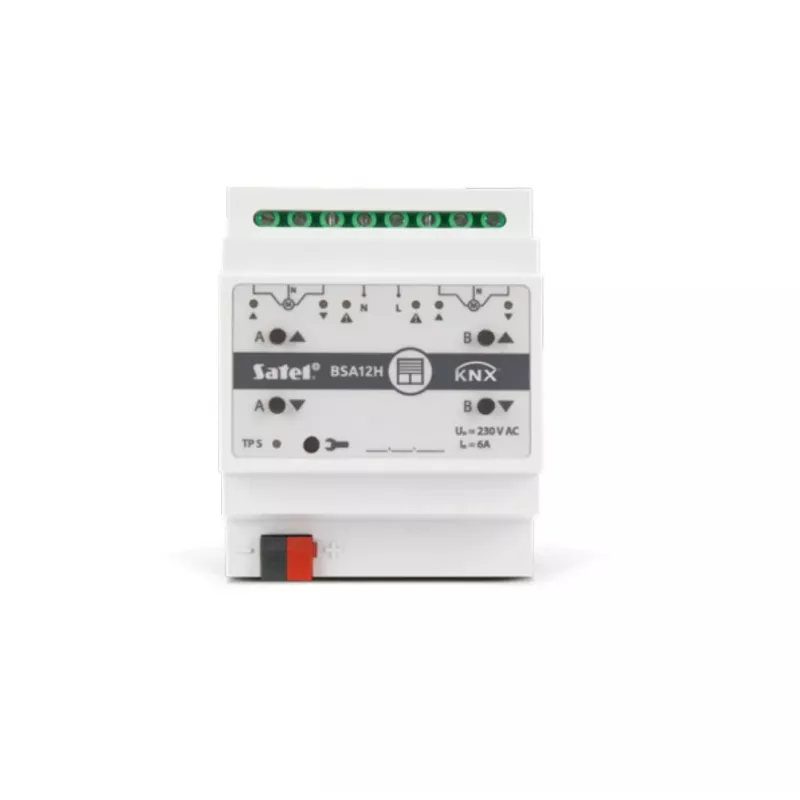 Attuatore a lamelle 2 canali SATEL KNX 230V AC KNX-BSA12H