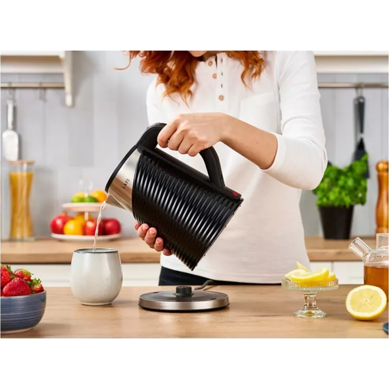 Bollitore elettrico LAFE 1,8 l 2200 W Elegant nero