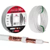 Cavo coassiale Maclean MCTV-471 RG-6/U 50 m bianco