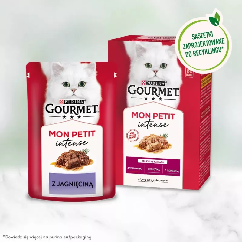 GOURMET Mon Petit Meat Mix - cibo umido per gatti - 6 x 50 g