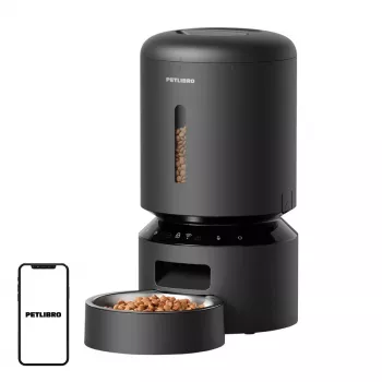 Distributore automatico di cibo per animali Aptel Petlibro Granary WiFi 5 L — distributore automatico di crocchette (nero)
