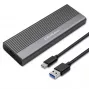 Qoltec contenitore per SSD M.2 SATA (NGFF), USB-C