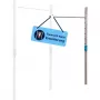 Prolunga per spalliera ginnica doppia HUDORA Vario, attrezzo fitness regolabile, blu/beige