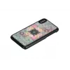 Custodia smartphone iKins per iPhone XS / XS S — design Flower Garden, nero