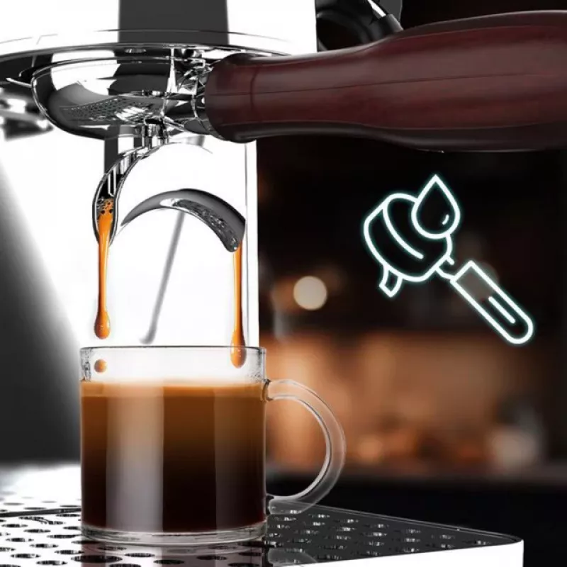 Macchina per caffè espresso Baristeo Intima (argento/acciaio inox, Thermoblock)
