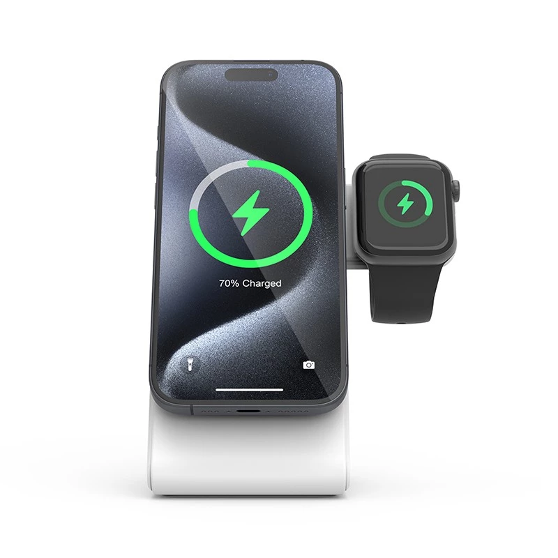 Caricabatterie wireless 3-in-1 MagSafe per iPhone, Apple Watch e AirPods Crong