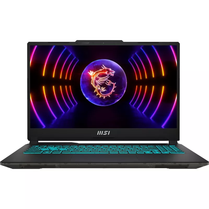MSI Cyborg 15 A13VE-1005 notebook gaming, 15,6 pollici FHD 144Hz, Intel Core i5-13420H, 16GB DDR5, 512GB SSD, NVIDIA GeForce RTX 4050, FreeDOS, nero