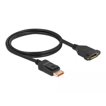 Prolunga DisplayPort panel-mount DeLOCK 87095 8K 60 Hz 1 m