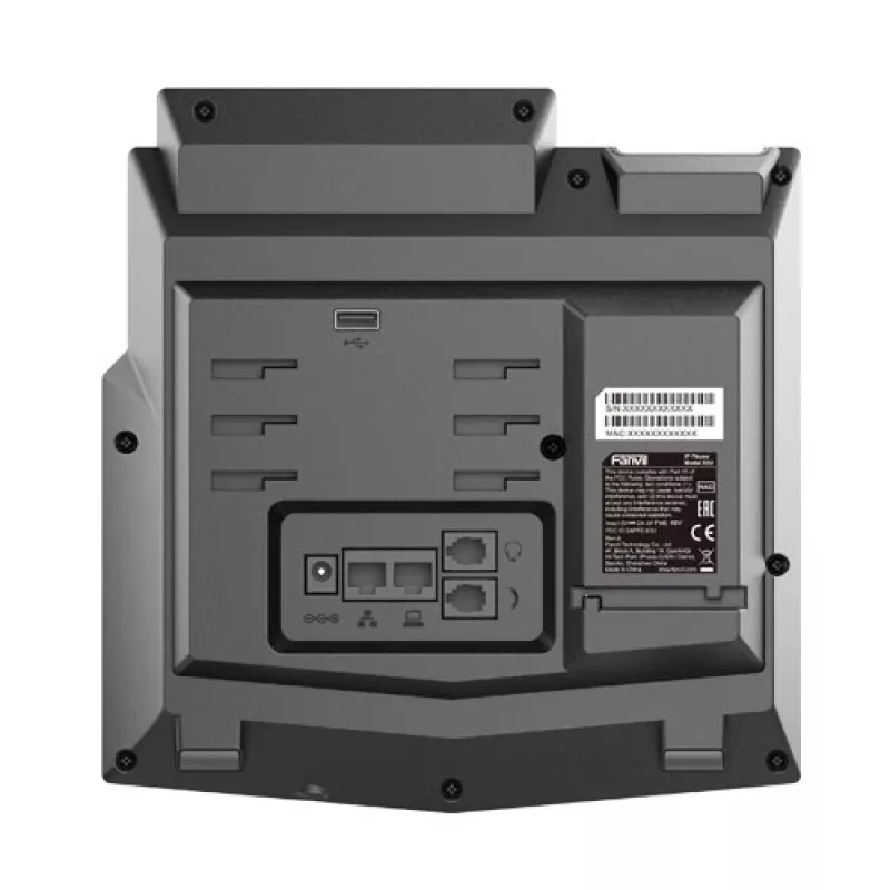 Telefono IP Fanvil X5U nero 16 linee LCD Wi-Fi cornetta cablata