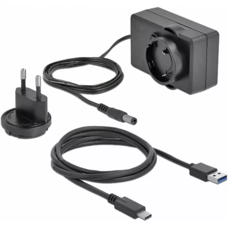 Case per HDD/SSD DeLOCK 42624 trasparente 2,5/3,5