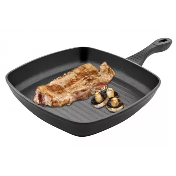 Padella grill JATA G28 quadrata nera