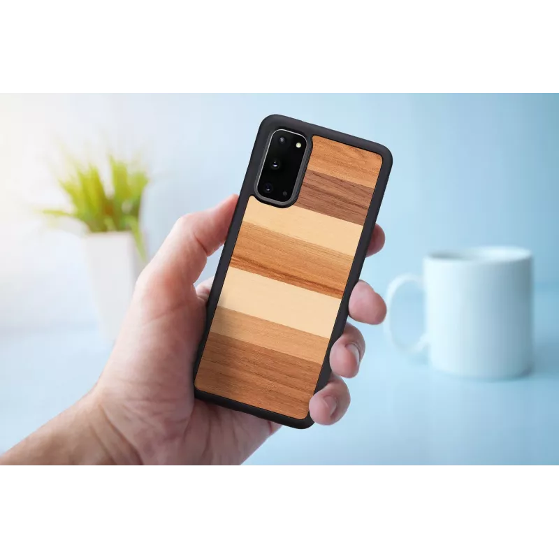 Custodia per cellulare man and wood Galaxy S20 nero — cover protettiva per Samsung Galaxy S20