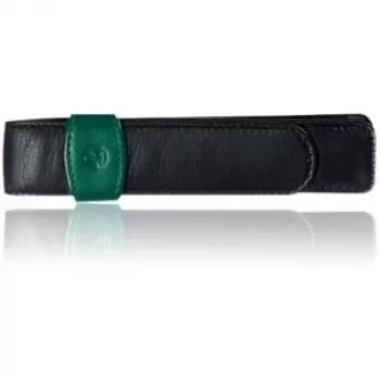Astuccio per strumenti di scrittura Pelikan pelle TG22 nero-verde (923722)