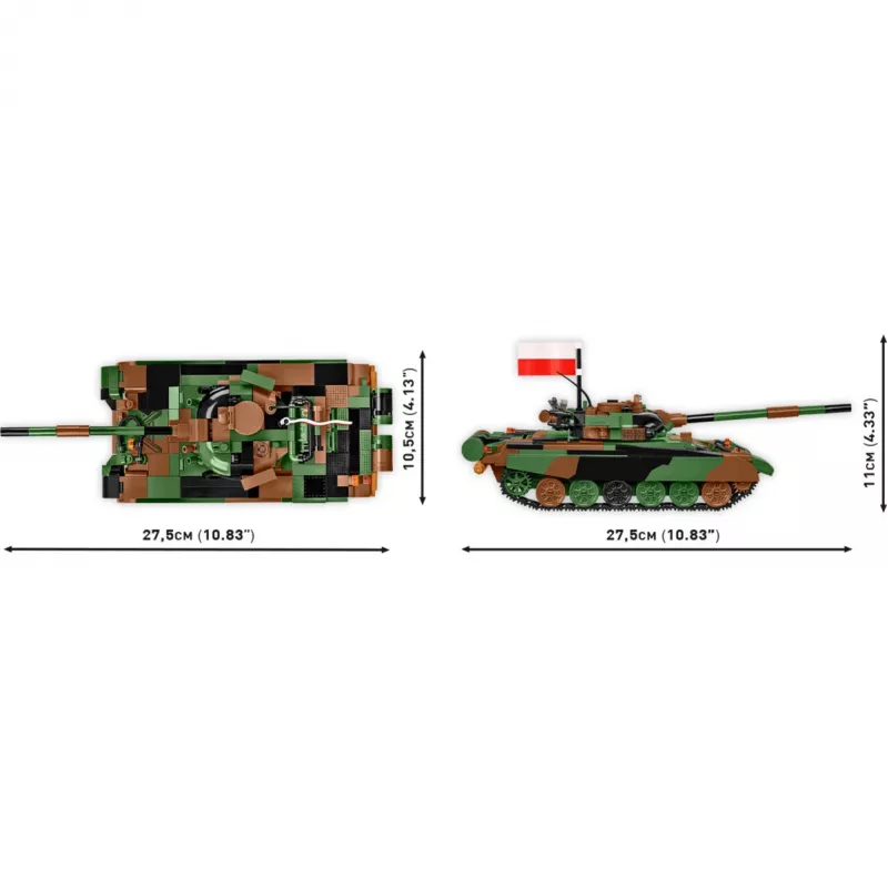 Kit COBI T-72M1R PL/UA Forze Armate 724 pezzi