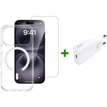 4smarts 3in1 Premium Starter Set per Apple iPhone 17 Pro, compatibile MagSafe