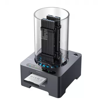 Docking station GrauGear G-M2DK-CR-10G M.2 NVMe/NGFF e CFexpress USB Type-C 10 Gbit/s grigia