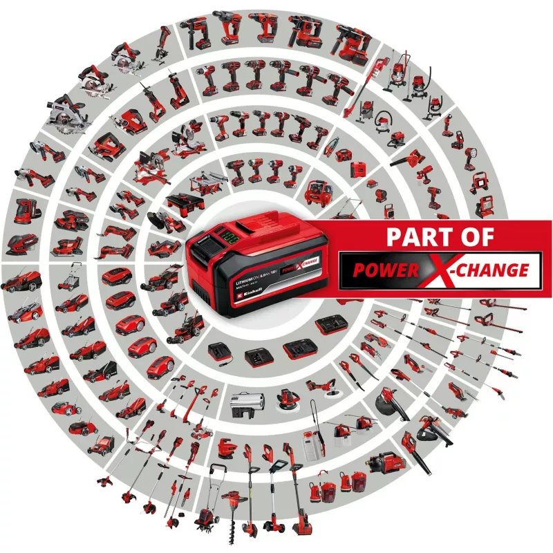 Kit di avvio Einhell 4512114 PXC-Plus, batteria 5,2 Ah e caricabatterie rapido 4 A, 18 V