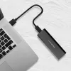 Qoltec 50312 contenitore per SSD M.2 NVMe, USB Type-C, nero