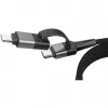 Ansmann cavo magnetico USB-A o USB-C a Lightning - cavo - digitale/dati