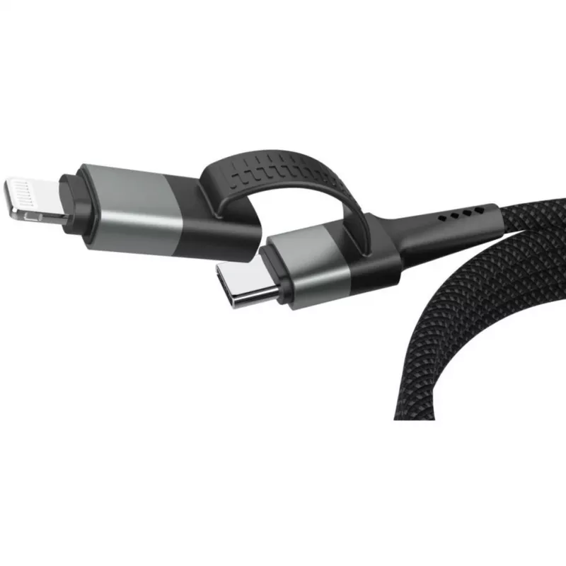 Ansmann cavo magnetico USB-A o USB-C a Lightning - cavo - digitale/dati