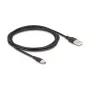 Cavo USB DeLOCK 81227 2,5 m USB A USB C nero