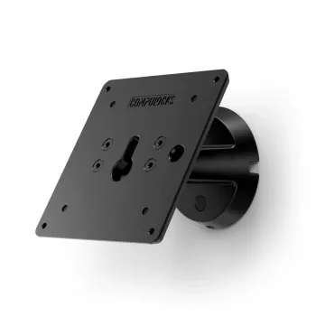Supporto a parete orientabile Compulocks VESA – kit di montaggio (montaggio supporto) – inclinabile – alluminio – nero – montaggio a parete, montaggio a superficie (505B)
