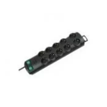 Ciabatta Brennenstuhl Primera-Line 10 prese nero 2m 1153300120, nero, H05VV-F 3G1,5 cavo di alimentazione 2,0 m