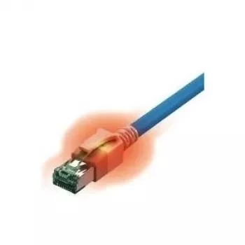 EasyLan DualBoot LED cavo patch RJ45 S/FTP Cat.6A (Classe EA) - con connettore saCon - LSOH - blu - 10 m