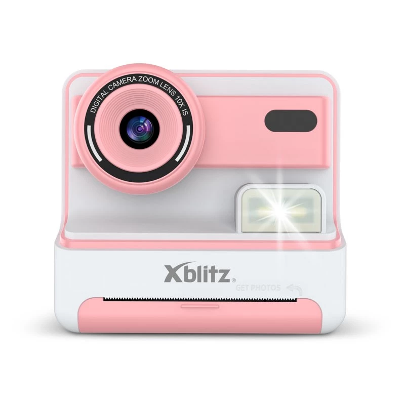 Xblitz FLASH PINK Fotocamera istantanea con stampante termica per bambini