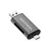Vention lettore di schede multifunzione USB3.0 grigio metallo Type