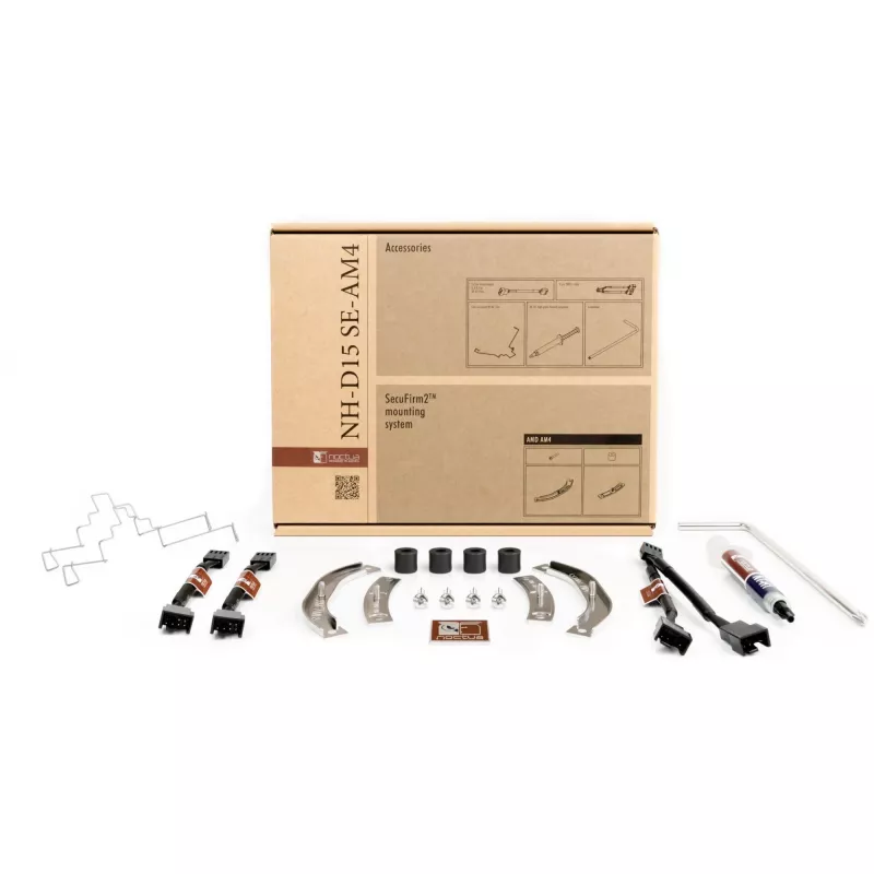 NH-D15 SE-AM4, dissipatore CPU marrone/beige, Special Edition per AMD AM4, 140 mm
