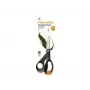 Fiskars 1074547 forbici per bricolage/ufficio universali taglio dritto nero, acciaio inox