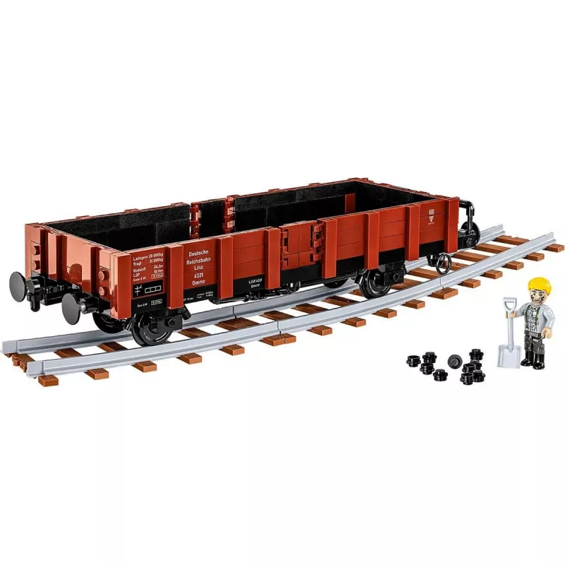Mattoncini COBI carro merci tipo Ommr 32 LINZ 584 pezzi