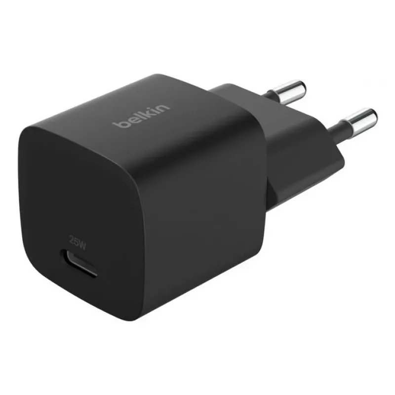 Caricabatterie USB-C Belkin BOOSTCHARGE 25W Power Delivery nero - caricabatterie da parete USB-C PD 25W rapido