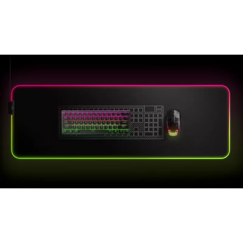 Tastiera gaming meccanica STEELSERIES Apex Pro Mini Wireless — formato 60%, USB + RF wireless + Bluetooth, QWERTY US, nero