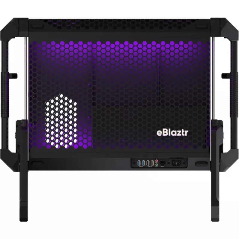 Case PC portatile Eblaztr - nero - case PC - mini tower - nero