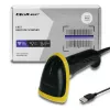 Qoltec 50867 lettore laser di codici a barre 1D/2D, USB, nero