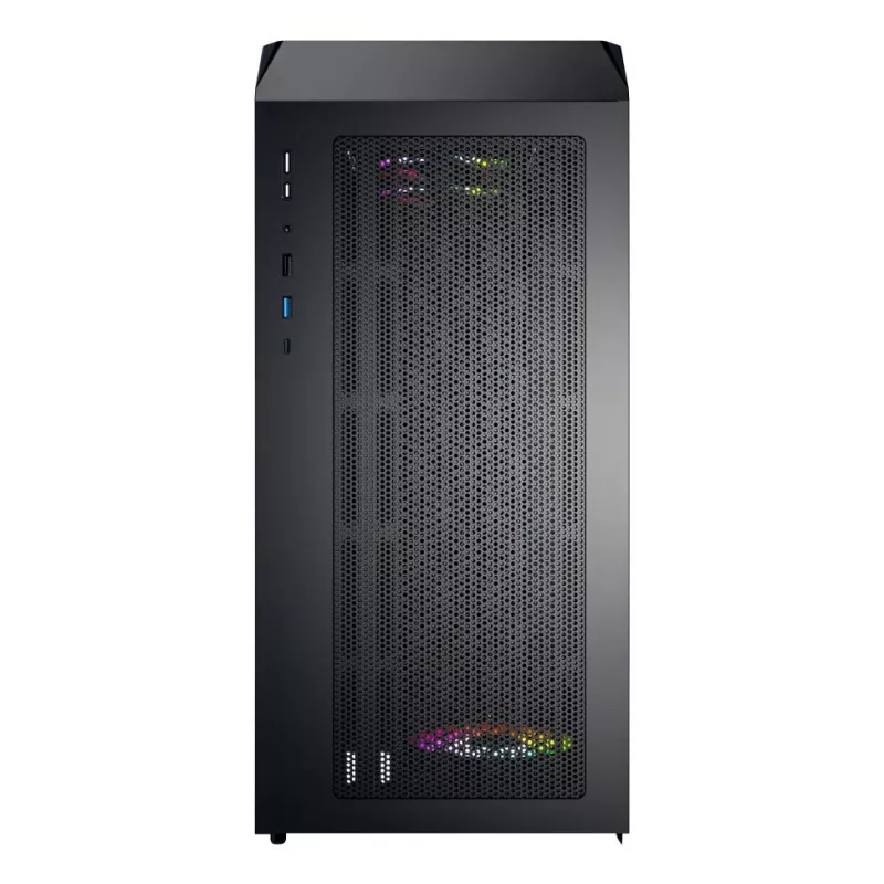 Case PC Micro Tower Montech X5M (B) – Micro-ATX/Mini-ITX, 3x120mm anteriore, 1x120mm posteriore, supporta alimentatori ATX, 2x3,5