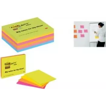 Post-it Note adesive Meeting Notes 6445-3SS-EU 101x152mm assortite 3x45 fogli (6445-3SS-EU)