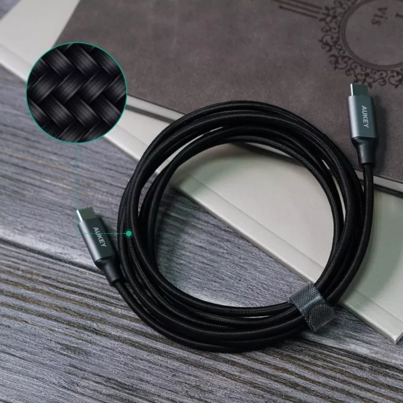 CB-CD6 Ultrafast Braided Quick Charge USB-C a USB-C 2 m