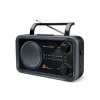 Muse | Radio portatile 2 bande | M-06DS | ingresso AUX | grigio