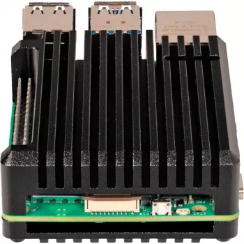 Joy-IT ARMOR Case BLOCK custodia SBC adatta per kit di sviluppo Raspberry Pi (RB-AlucaseP5-07)