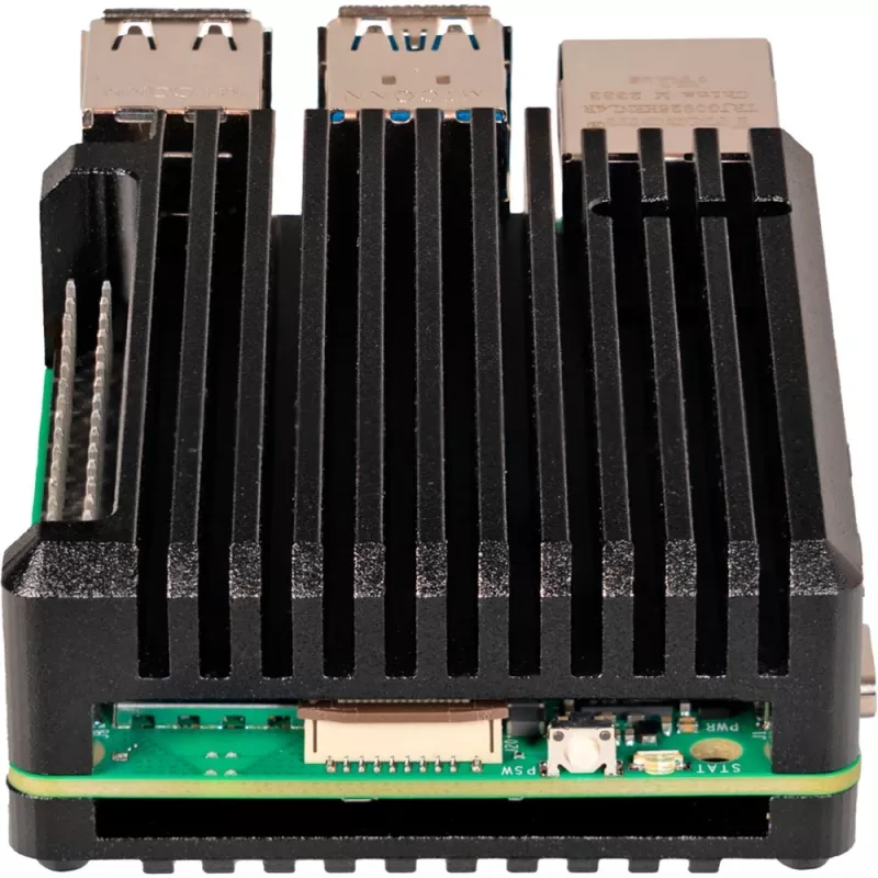Joy-IT ARMOR Case BLOCK custodia SBC adatta per kit di sviluppo Raspberry Pi (RB-AlucaseP5-07)