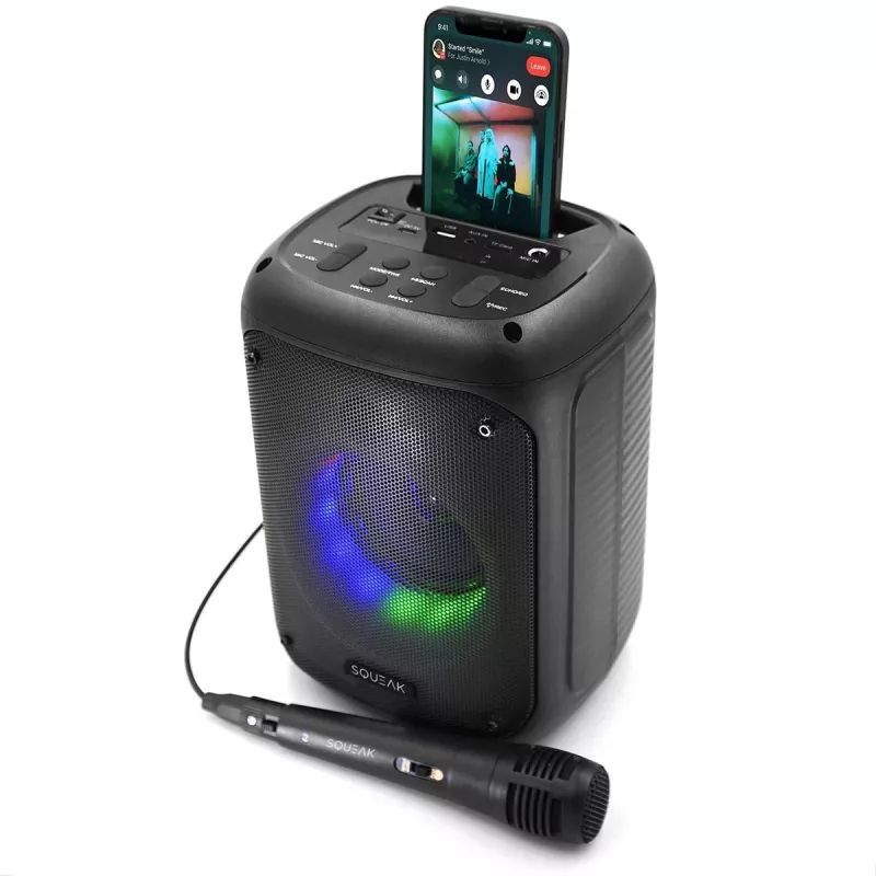 SQUEAK KARAOKE-ALTOPARLANTE BEATFLOW BT 5.0 + EDR SQ1005