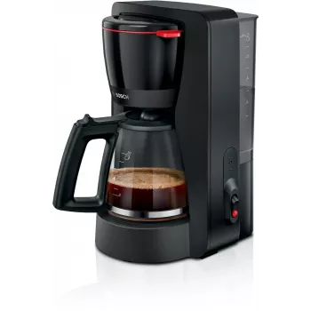 Macchina per caffè filtro Bosch TKA2M113, serbatoio acqua 1,25 l, 15 tazze, nero
