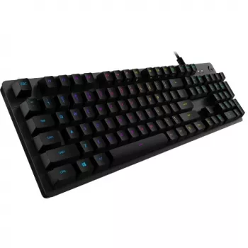 Logitech G512 tastiera da gaming, nera, cablata, layout svizzero, 920-009347
